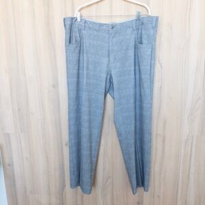 Adidas Mens Golf Pants 42x30 Grey Ultimate 360 Tapered Stretch Performance Tech